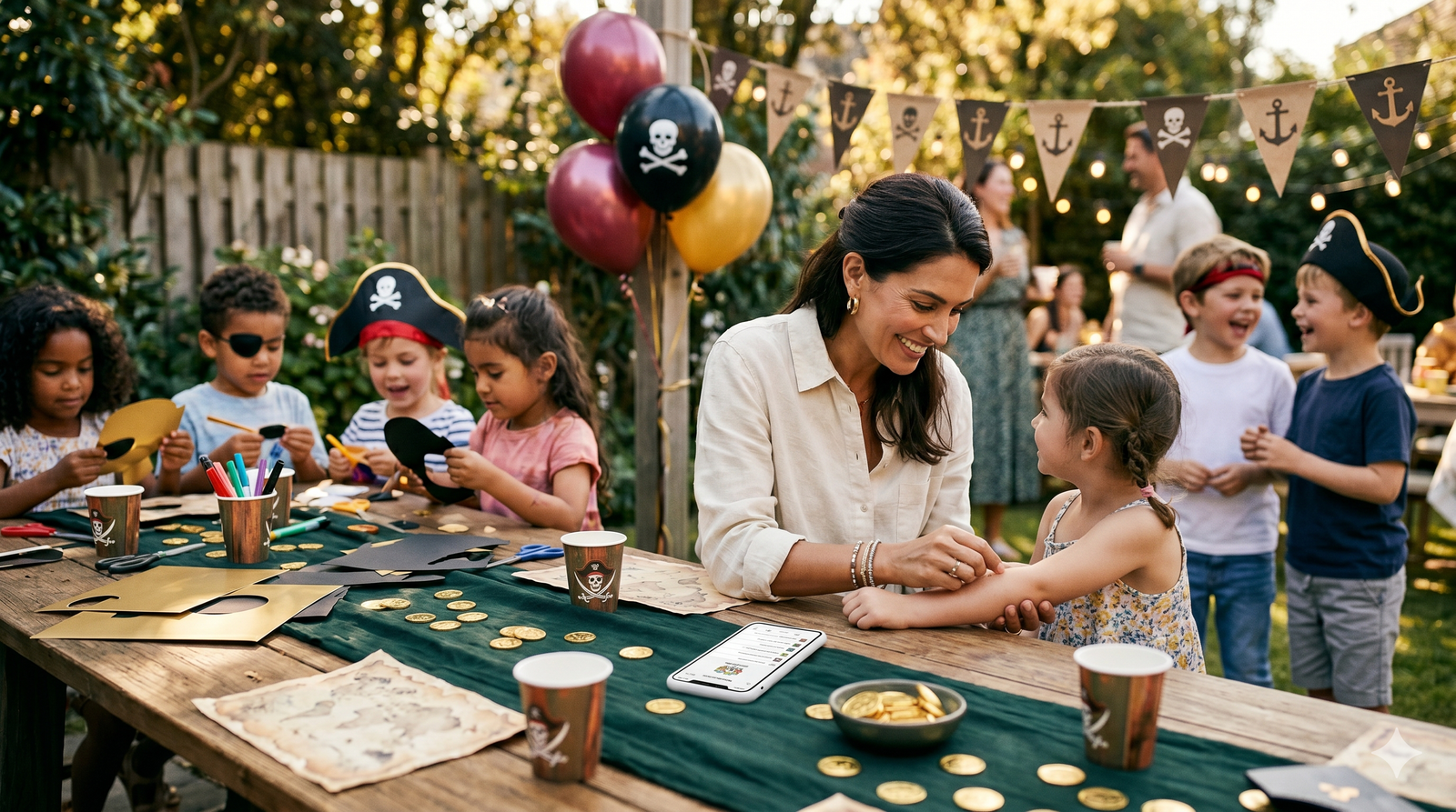 Pirate Treasure Party birthday party