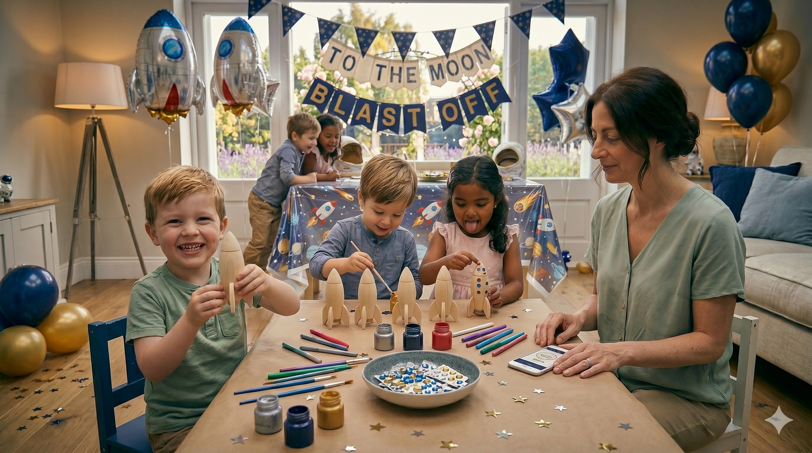 Space Explorer party crafts